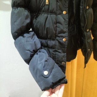 Chaquetón Moncler Negro Mujer