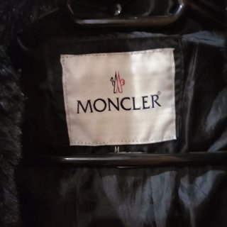 Chaquetón Moncler Negro Mujer