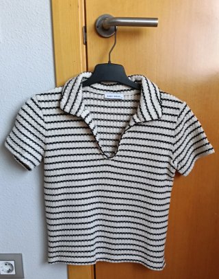 Polo punto rayas mujer Easy Wear (El Corte Inglés)