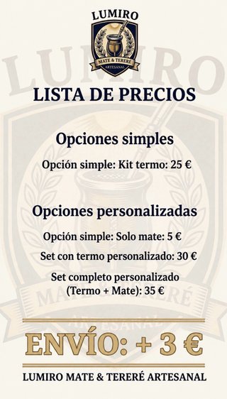 Set Termo + Mate + Bombilla al contado o a cuotas