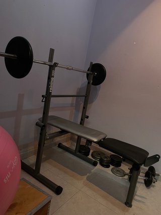 Banco de pesas training 320