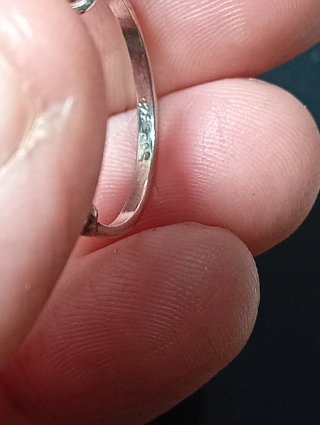 Anillo Plata Ley Piedra lapizlazuli