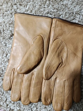 2 Pares Guantes Piel Mujer