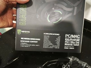 Cascos Gaming Monster Energy