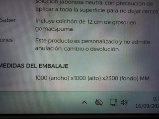 Sofá cama 3 plazas gris