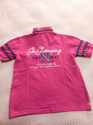 Polo niño talla 12 rosa-granate Nukutavake