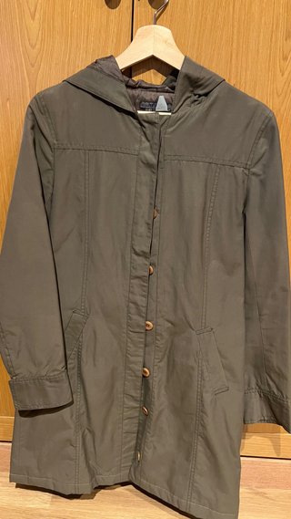 Gabardina mujer verde oliva