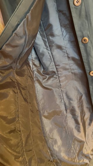 Gabardina mujer verde oliva