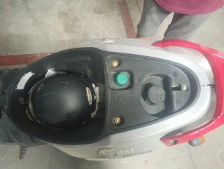 Ciclomotor 49cc Scooter Rojo/Plata