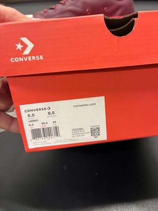 Botas Converse Piel Borrego Talla 39.5