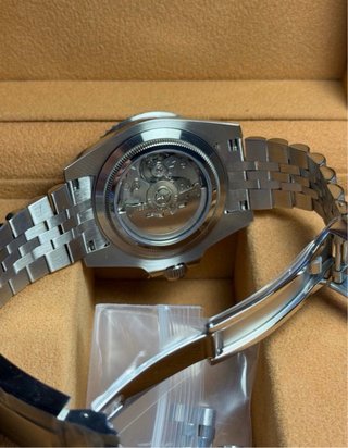 Seiko Mod GMT Bruce Wayne 40mm Plata y Negro