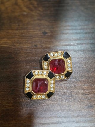 Orecchini vintage anni '80 Craft