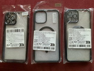 3 Fundas Carcasa iPhone 12 Pro Max y Cristales
