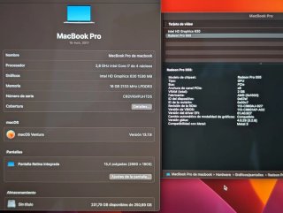 MacBook Pro 15 i7 16GB Radeon Pro 555