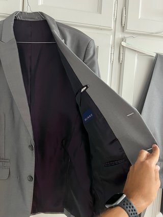 Traje hombre completo gris 54/47