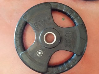 8 Discos Olímpicos 20 kg Fitness Tech