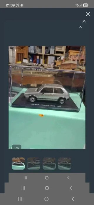 Maqueta Coche Volkswagen Golf GTI 1976