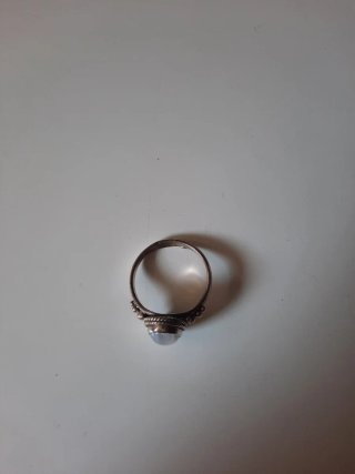 Anillo Plata 925 Cuarzo Blanco