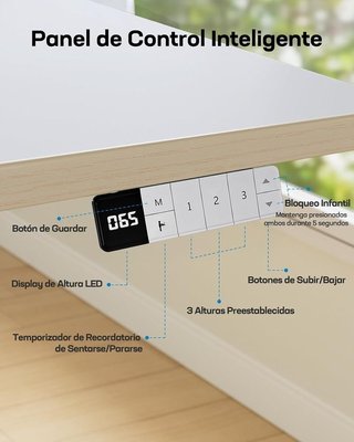 Escritorio infantil elevable eléctrico NUEVO