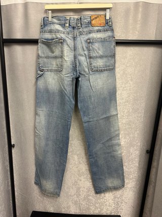 Jeans uomo gamba ampia taglia 44