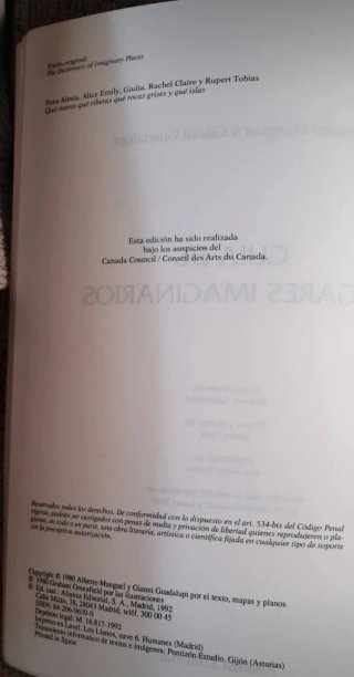 Guia de lugares imaginarios
