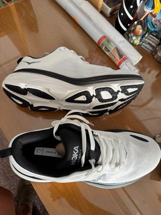 Hoka Bondi 8 Zapatillas Running Blancas