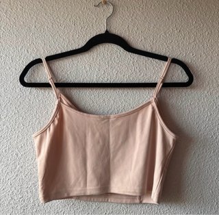 Top corto SHEIN rosa palo