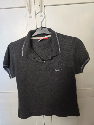 Polo Pepe Jeans Gris Mujer Talla L