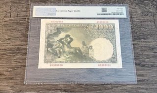 Billete 1000 Pesetas España 1949 PMG 58 EPQ