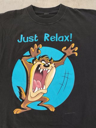 Camiseta Vintage Taz Just Relax!