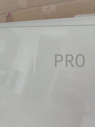 Pizarra blanca móvil de doble cara, 1200x900mm