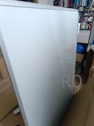 Pizarra blanca móvil de doble cara, 1200x900mm