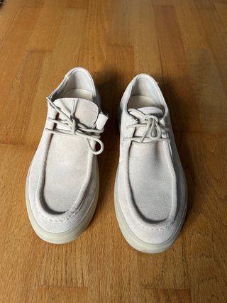 Mocasines Hombre Beige Ante