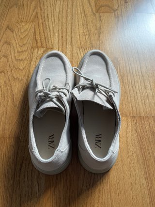 Mocasines Hombre Beige Ante