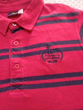 Polo de algodón a rayas Talla 12-14 Sergent Major