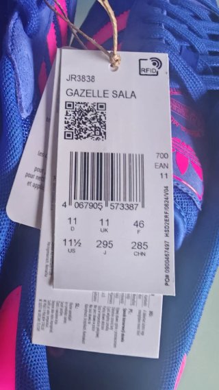Adidas Gazelle Sala Blu/Rosa