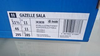 Adidas Gazelle Sala Blu/Rosa