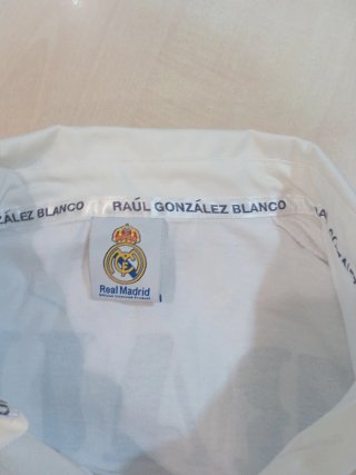 Polo Real Madrid Adidas Blanco Talla L