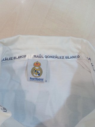 Polo Real Madrid Adidas Blanco Talla L