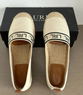 Alpargatas Lauren Ralph Lauren Beige/Blanco