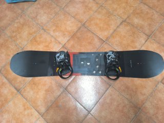 Tabla de Snowboard Salomon 156 + Fijaciones Burton