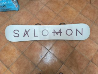 Tabla de Snowboard Salomon 156 + Fijaciones Burton