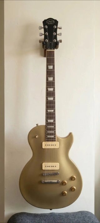 Guitarra tipo Les Paul Gold Top
