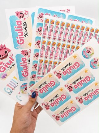 Pegatinas, Etiquetas Escolares Personalizadas