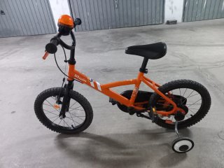 Bicicleta infantil Btwin naranja