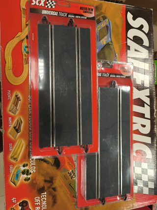 2 Blíster Rectas Scalextric 1/32