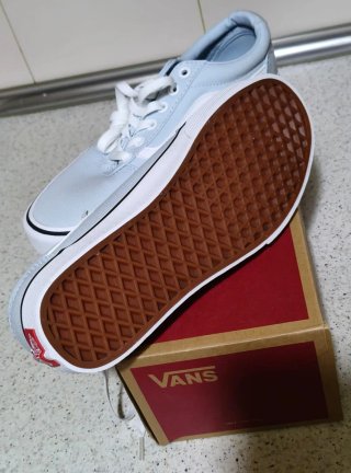 Zapatillas Vans Azul y Blanco