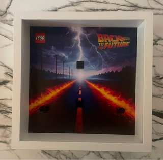 Cornice Lego Back to Future DeLorean