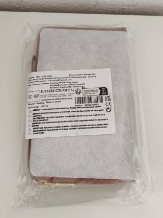 Cartera Porta Pasaporte Marrón