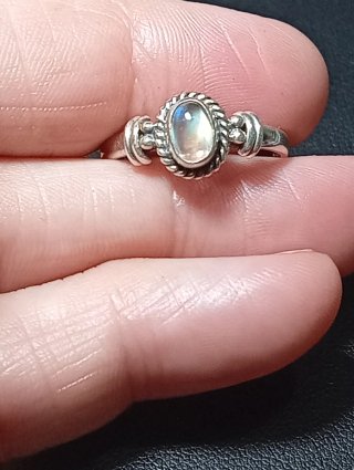 Anillo Plata Ley Labradorita